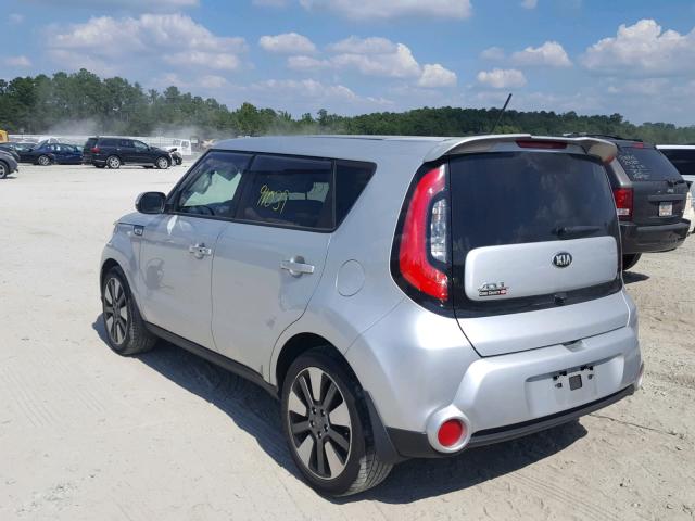 KNDJX3A52E7731619 - 2014 KIA SOUL ! SILVER photo 3