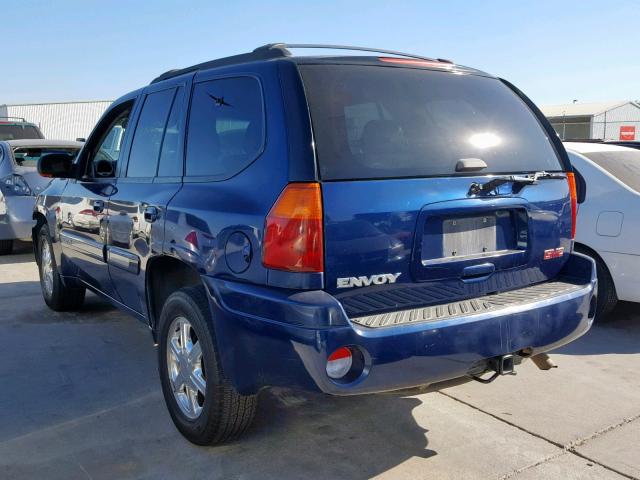 1GKDS13S322110888 - 2002 GMC ENVOY BLUE photo 3