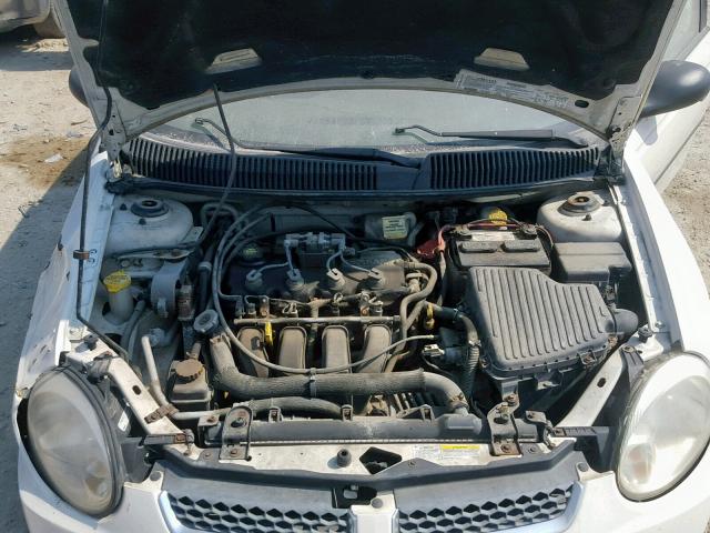 1B3ES26C23D156343 - 2003 DODGE NEON SE WHITE photo 7