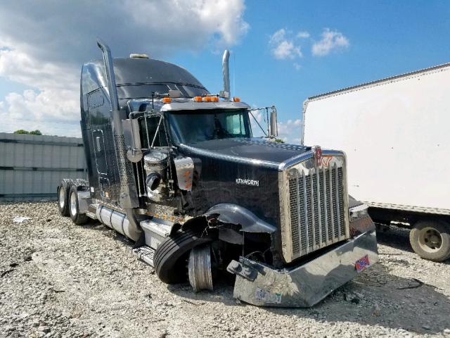 1XKWD49XX5R075513 - 2005 KENWORTH CONSTRUCTI BLACK photo 1