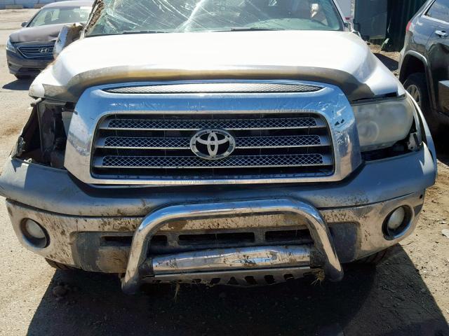 5TBDV58198S518610 - 2008 TOYOTA TUNDRA CRE SILVER photo 7