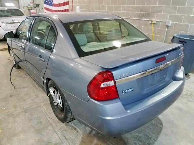 1G1ZS58N28F133388 - 2008 CHEVROLET MALIBU LS BLUE photo 3