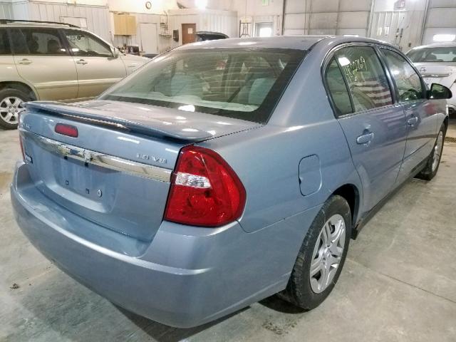 1G1ZS58N28F133388 - 2008 CHEVROLET MALIBU LS BLUE photo 4