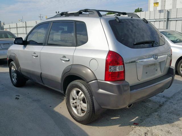 KM8JN12D57U590254 - 2007 HYUNDAI TUCSON SE SILVER photo 3