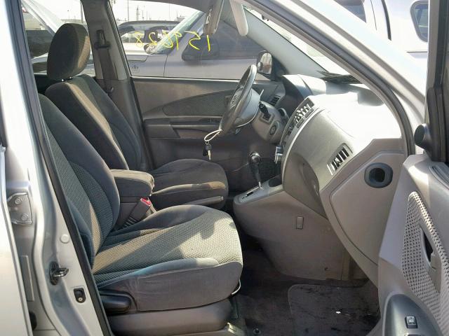 KM8JN12D57U590254 - 2007 HYUNDAI TUCSON SE SILVER photo 5