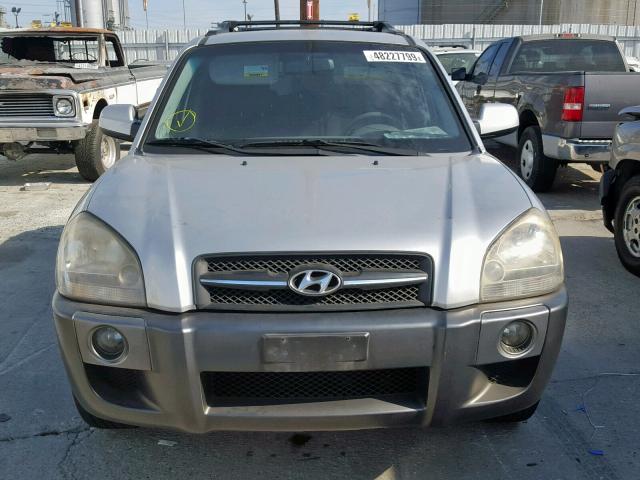 KM8JN12D57U590254 - 2007 HYUNDAI TUCSON SE SILVER photo 9