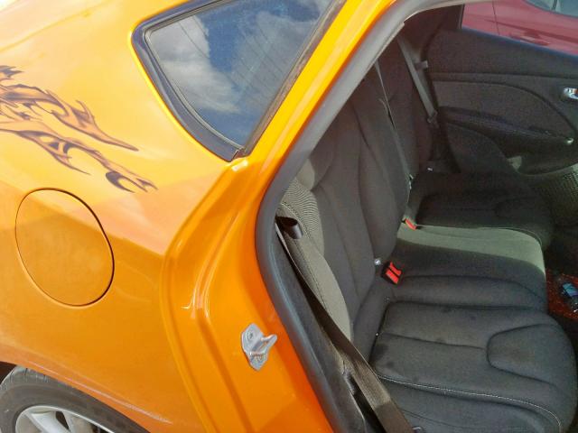 1C3CDFBHXDD257287 - 2013 DODGE DART SXT ORANGE photo 6