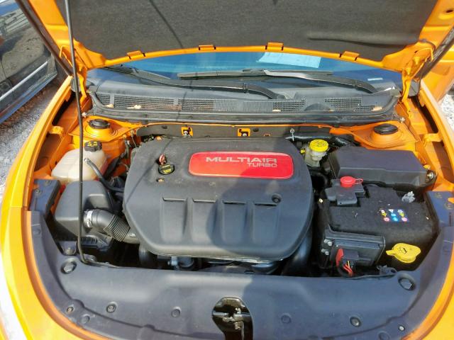 1C3CDFBHXDD257287 - 2013 DODGE DART SXT ORANGE photo 7