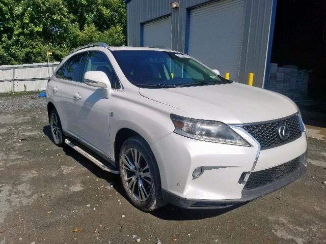 2T2BK1BA0FC273268 - 2015 LEXUS RX 350 WHITE photo 1