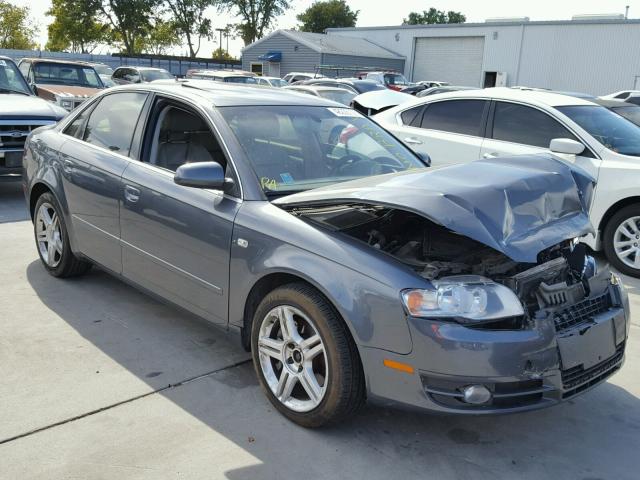 WAUDF78E36A233881 - 2006 AUDI A4 2.0T QU GRAY photo 1