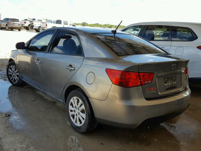 KNAFU4A20C5570509 - 2012 KIA FORTE EX SILVER photo 3