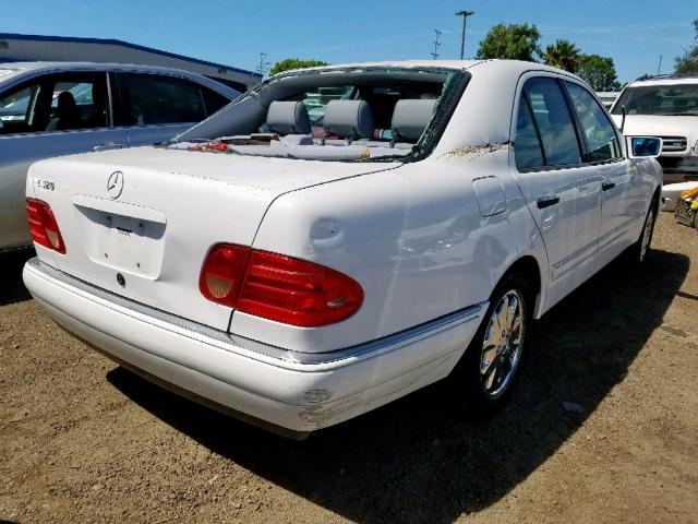 WDBJF65H3XA886144 - 1999 MERCEDES-BENZ E 320 WHITE photo 4