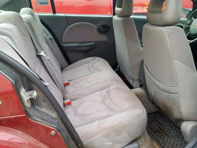 1G8AJ52F54Z223131 - 2004 SATURN ION LEVEL MAROON photo 6