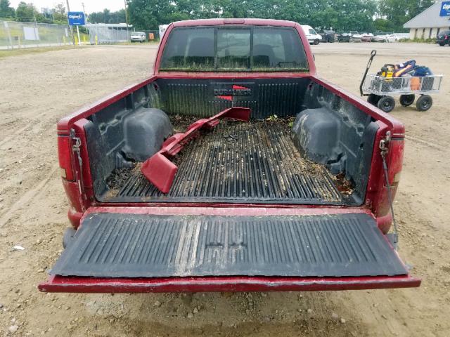 1GCCS19W618193813 - 2001 CHEVROLET S TRUCK S1 RED photo 6