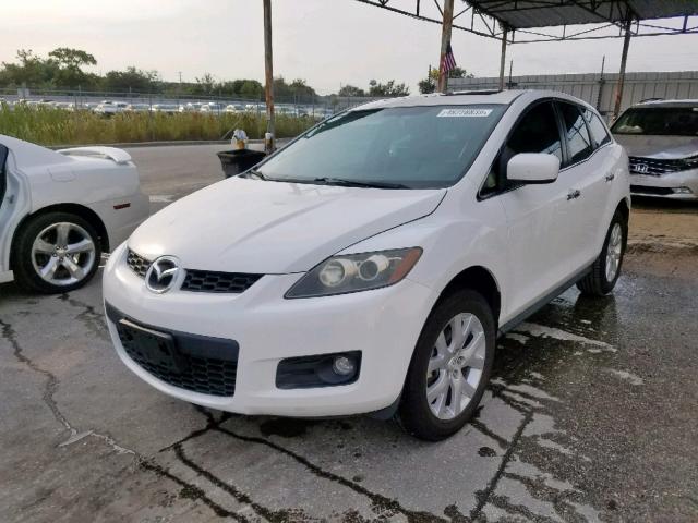 JM3ER293370141473 - 2007 MAZDA CX-7 WHITE photo 2