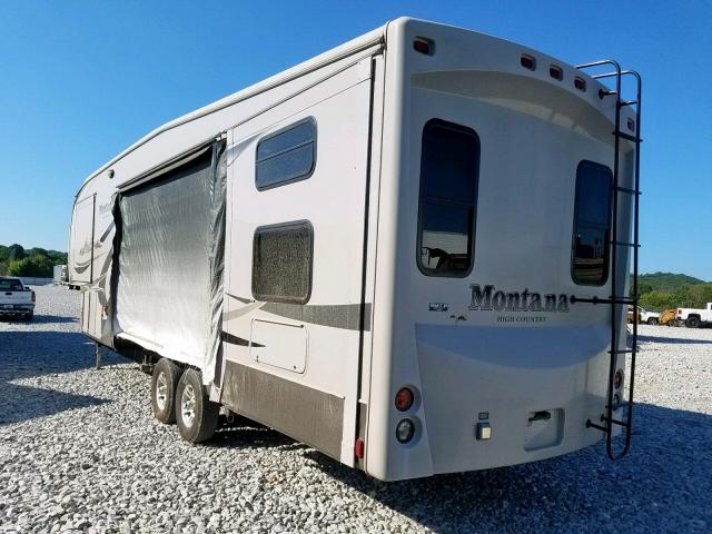 4YDF33328AA740064 - 2010 KEYSTONE MONTANA WHITE photo 3