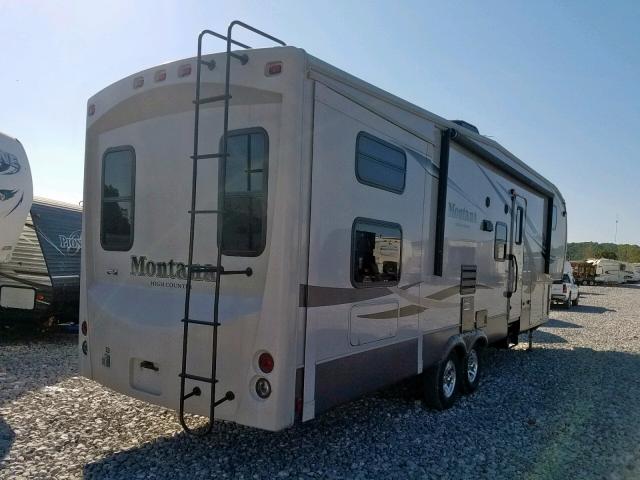 4YDF33328AA740064 - 2010 KEYSTONE MONTANA WHITE photo 4