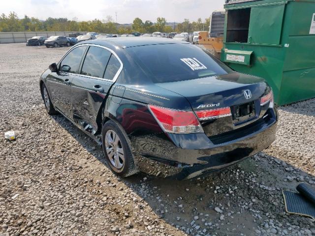 1HGCP2F61CA123063 - 2012 HONDA ACCORD SE BLACK photo 3