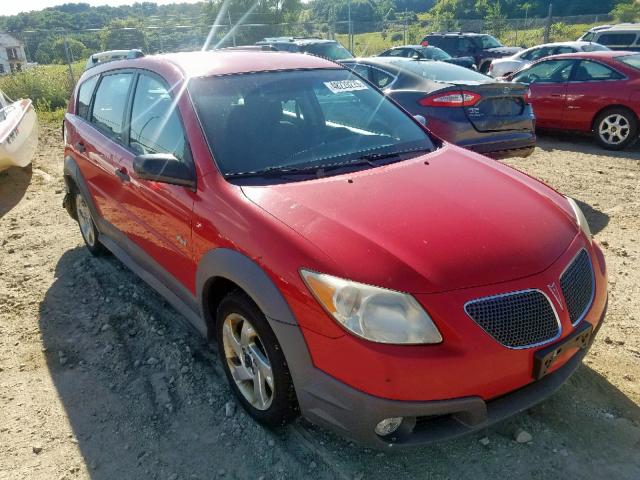 5Y2SL63835Z442861 - 2005 PONTIAC VIBE RED photo 1