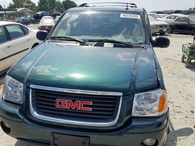 1GKDT13SX52227112 - 2005 GMC ENVOY GREEN photo 10