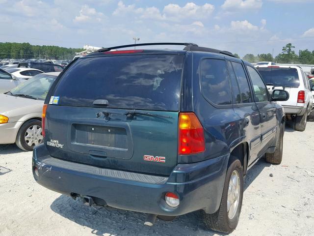 1GKDT13SX52227112 - 2005 GMC ENVOY GREEN photo 4