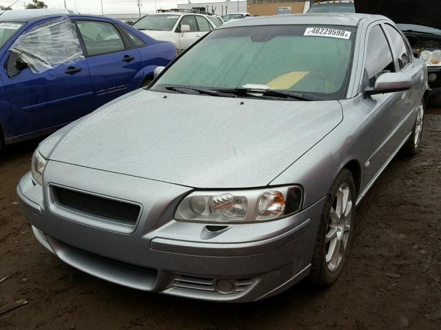 YV1RH527762553386 - 2006 VOLVO S60 R SILVER photo 2