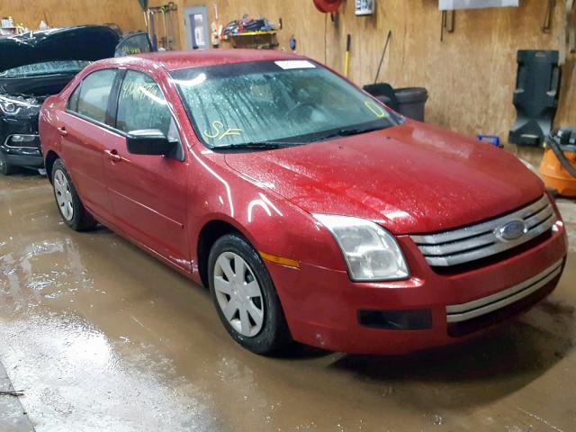 3FAHP06Z18R148714 - 2008 FORD FUSION S RED photo 1