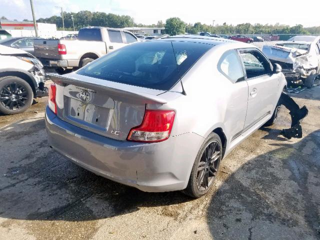 JTKJF5C79D3064351 - 2013 TOYOTA SCION TC ვერცხლისფერი ფოტო 4