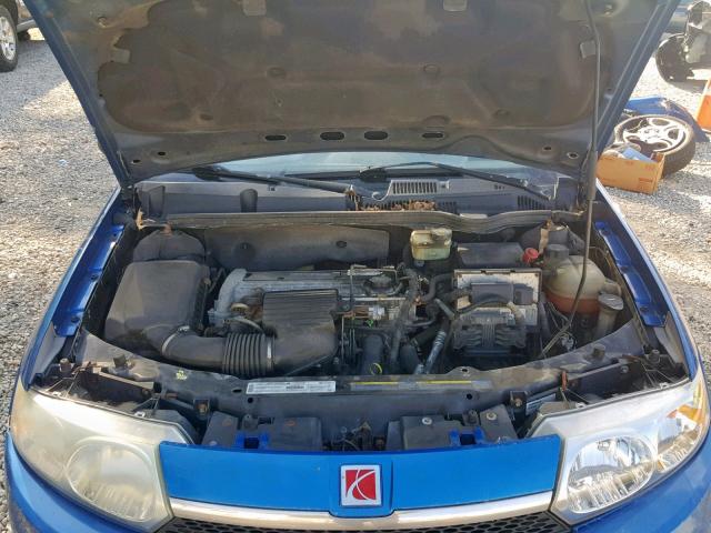 1G8AJ52F73Z156546 - 2003 SATURN ION LEVEL BLUE photo 7