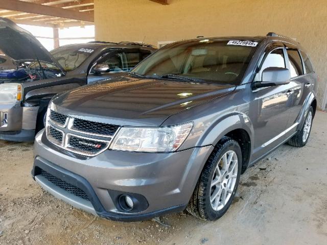 3C4PDCDG8DT685174 - 2013 DODGE JOURNEY CR GRAY photo 2