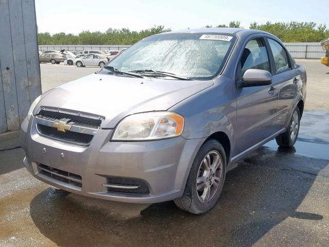 KL1TD5DEXBB211127 - 2011 CHEVROLET AVEO LS CHARCOAL photo 2