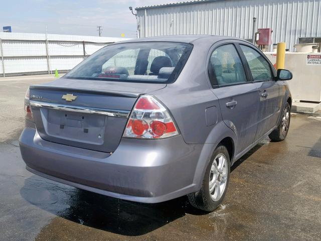 KL1TD5DEXBB211127 - 2011 CHEVROLET AVEO LS CHARCOAL photo 4