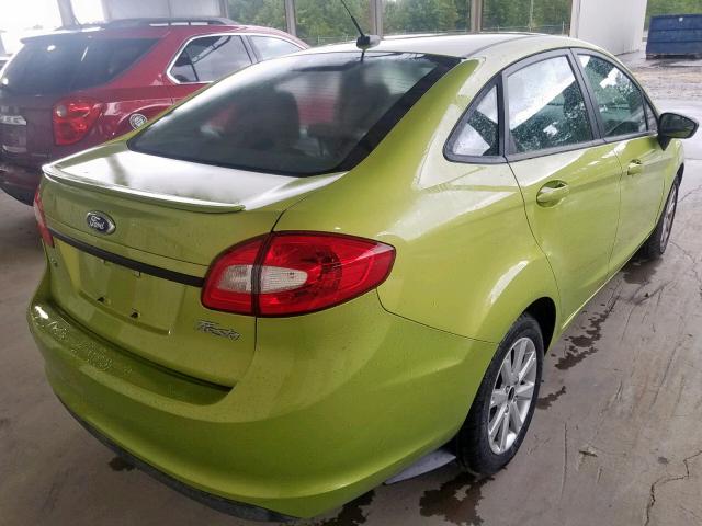 3FADP4BJXBM132327 - 2011 FORD FIESTA SE GREEN photo 4