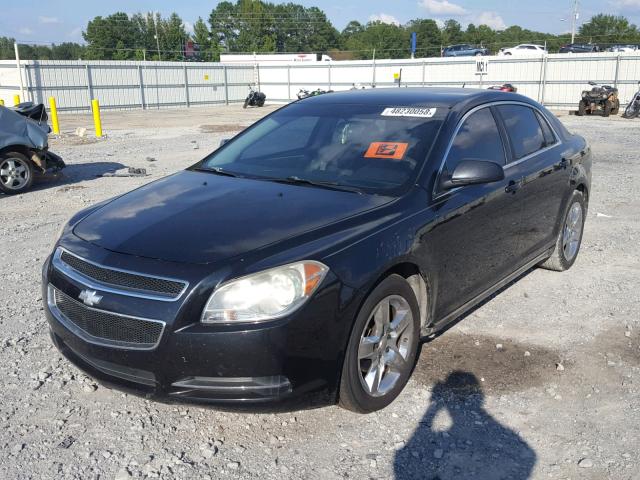 1G1ZC5EBXAF206665 - 2010 CHEVROLET MALIBU 1LT BLACK photo 2