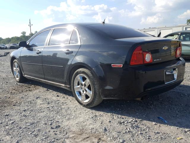 1G1ZC5EBXAF206665 - 2010 CHEVROLET MALIBU 1LT BLACK photo 3
