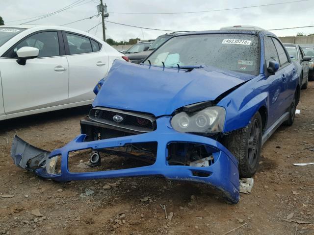 JF1GD29654G507484 - 2004 SUBARU IMPREZA WR BLUE photo 2