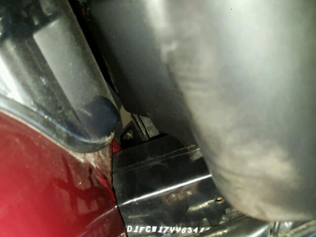 1HD1FCW17YY634146 - 2000 HARLEY-DAVIDSON FLHTCUI RED photo 10