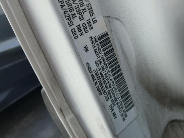 ZFBERFAB1H6D97280 - 2017 RAM PROMASTER 白色 照片 10