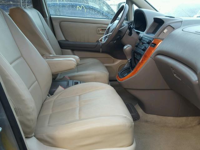 JT6HF10U3Y0142985 - 2000 LEXUS RX 300 GRAY photo 5