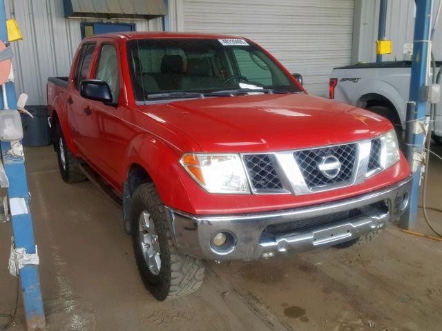 1N6AD07W85C413337 - 2005 NISSAN FRONTIER C RED photo 1