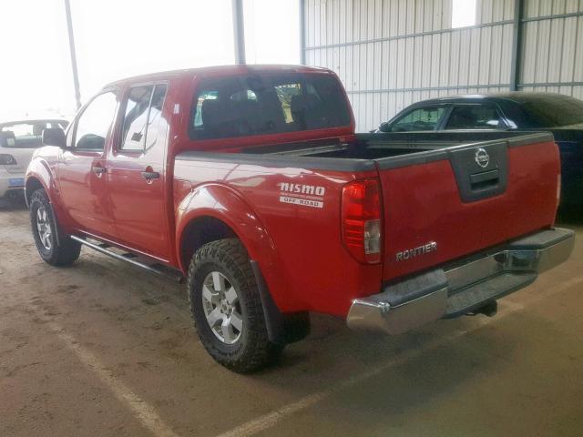 1N6AD07W85C413337 - 2005 NISSAN FRONTIER C RED photo 3