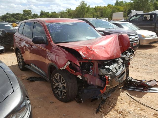 JA4AZ2A34HZ001765 - 2017 MITSUBISHI OUTLANDER RED photo 1