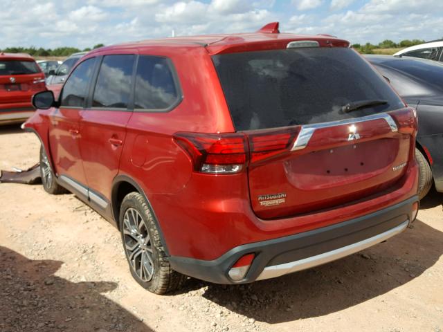 JA4AZ2A34HZ001765 - 2017 MITSUBISHI OUTLANDER RED photo 3