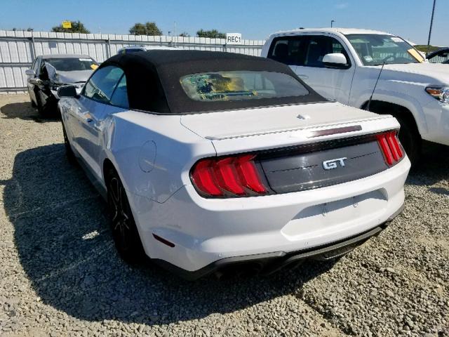 1FATP8FF9K5171943 - 2019 FORD MUSTANG GT WHITE photo 3