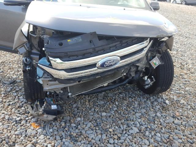 2FMDK3KC4DBB50441 - 2013 FORD EDGE LIMIT GRAY photo 9