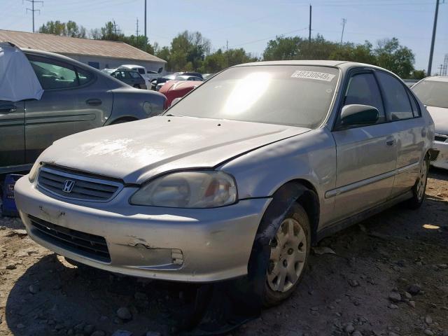 2HGEJ6615XH557838 - 1999 HONDA CIVIC BASE ვერცხლისფერი ფოტო 2