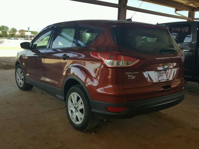 1FMCU0F73EUD14050 - 2014 FORD ESCAPE S ORANGE photo 3