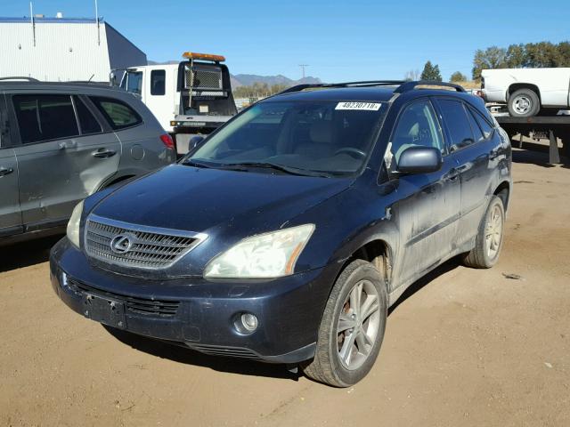 JTJHW31U660002264 - 2006 LEXUS RX 400 BLUE photo 2