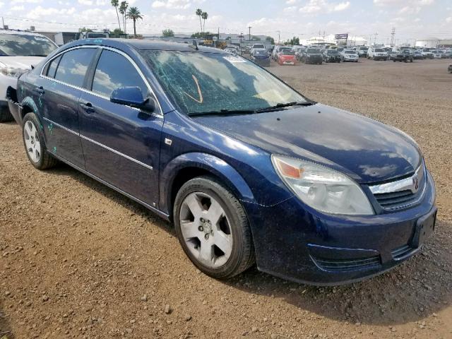 1G8ZS57N98F217856 - 2008 SATURN AURA XE BLUE photo 1