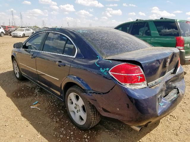 1G8ZS57N98F217856 - 2008 SATURN AURA XE BLUE photo 3